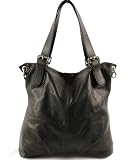 Sac &agrave; main Cuir noir mod&egrave;le Ambrine