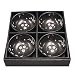 4 piece Black Ume Bowl Set