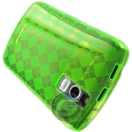 Green Argyle Candy Skin Case for Blackberry Curve 8300/8310/8320/8330