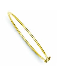 14K Gold Hinged Bangle Bracelet