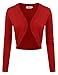 NINEXIS Women's Long Sleeve Bolero Cardigan (16 Colors)