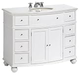 Hampton Bay Curved Sink Cabinet, 35Hx45W, WHITE 41KGNJH%2BybL. SL160 Hampton Bay Curved Sink Cabinet, 35Hx45W, WHITE