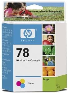 HP NO78 TRICOLOUR I/JET CART 19ML C6578D