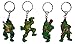 Ninja Turtles Keychains 4 Pcs Set #1