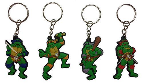 Ninja Turtles Keychains 4 Pcs Set #1