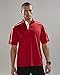 Tri-Mountain Men's 100% polyester Contrast Sports Golf Shirt (12 Colors, S-4XLT)