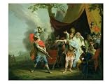 Achilles Has a Dispute with Agamemnon, 1776 Art Giclee Poster Print by Johann Heinrich Tischbein, 16x12