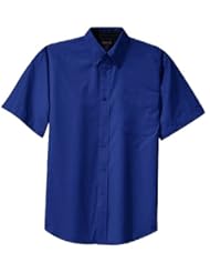 Apparel: Joes USA(tm) - Mens Short Sleeve Wrinkle Resistant Easy Care Shirts-XL