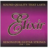 Elixir(エリクサー) リゾネーター・ギター弦(.016-.056) アンチ・ラストAnti-Rust POLYWEB Resonator 11125