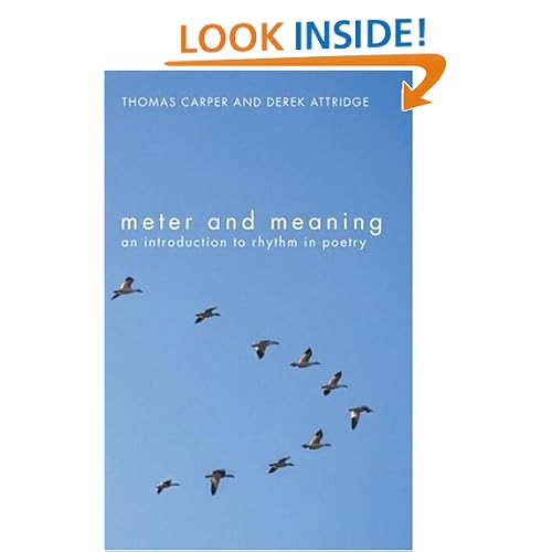 Meter and Meaning: An Introduction to Rhythm in Poetry
