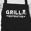 Grill Instructor - BBQ Apron - black - one size - The Perfect Gift for the BBQ King!
