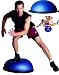 Improves ankle strength range of motion & helps prevent injuries * Develops balance & co-cordination * Bosu ball comes with DVD & 120 page training manual * Great addition to home gym * Inflation pump included * 65cm Diameter x 10 H