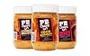 PB Crave Natural Peanut Butter, Variety Pack, 1 CoCo Banana, 1 Cookie Nookie, 1 Razzle Dazzle, 16oz Jars, (3 Jars Total)