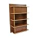 Linear Bookcase and Storage Unit - Cocoa