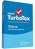 TurboTax Deluxe 2015 Federal + State Taxes + Fed Efile Tax Preparation Software - PC/Mac&nbsp;Disc