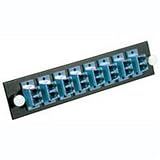 Q-SERIES LC MM/SMD ADPT PNL 6PT BLUE