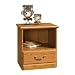 Night Stand with open storage and drawer, oak (Carolina Oak) (22 3/4H x 20 1/2W x 15 3/8D)