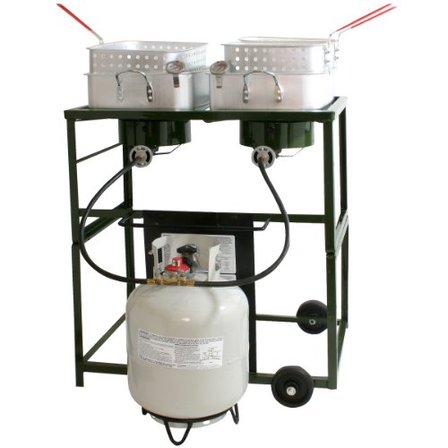 Sportsman Series DBCOOK Double Basket Outdoor Cooker and Fryer with