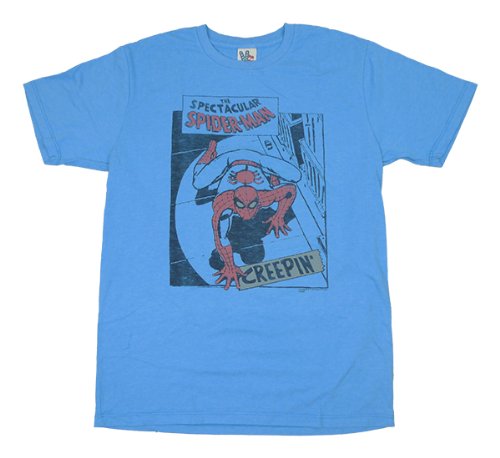 (ジャンクフード)JunkFood Vintage Classic T-shirt Spiderman MC572-7731 / メンズTシャツ ヴィンテージ クラッシック スパイダーマン [並行輸入品]