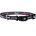 New England Patriots Navy Adjustable Dog Collar