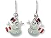 Crystal Snowmen Sterling Silver & Enamel title=