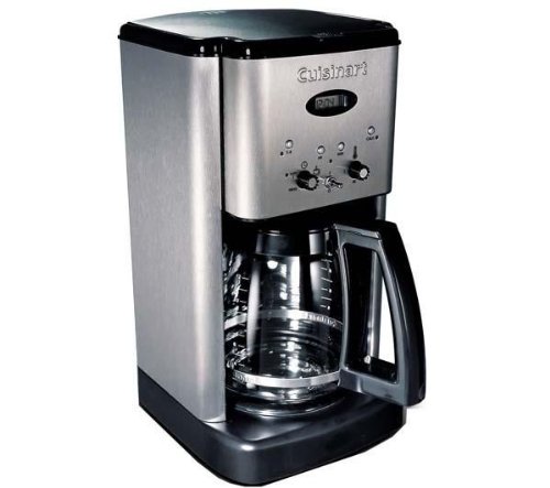  Cuisinart DCC1200E Café Timer Machine à Café Acier Brossé et Noir - pour 12 Tasses - 1025 W