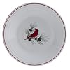 Fiesta Holiday Cardinal Luncheon Plates, Set of 4