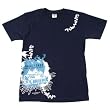 SMALL TOWN BURNS A LITTLE SLOWER - Blue Burning Buck - Navy T-shirt
