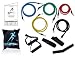 11 Pcs-5 Resistance Bands-door Anchor-ankle Straps | Resistance Bands Set | Exercise Bands | Home Gym Fitness Equipment | Workout Bands | Exercise Equipment.