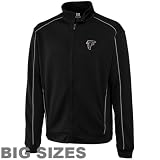 NFL Cutter & Buck Atlanta Falcons Big Sizes Edge Full Zip Jacket - Black (XXX-Large)