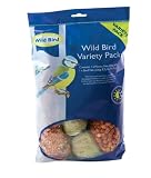 Wild Bird Bird Variety Pack includes Peanuts, Seed and Fat Balls