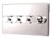 Kitchen & Housewares : POLISHED CHROME 4 GANG 2 WAY 500 WATT DIMMER C358PCB