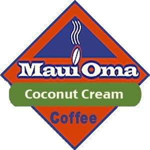 Hawaii Maui Oma Coffee 8 oz. Bean Coconut Cream Decaf
