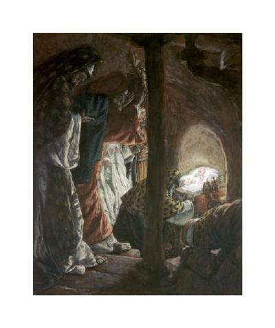 41KGlT7HWTL Adoration of The Wise Men by James jacques Tissot. Size 12.69 inches width by 15.97 inches height. High Quality Art Poster Print