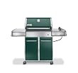 Weber 3747001 Genesis E-310 Propane Grill, Dark Green
