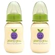 Green To Grow 2 Baby Bottles 5 oz regular neck