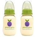Green To Grow 2 Baby Bottles 5 oz regular neck