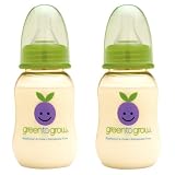 Green To Grow 2 Baby Bottles 5 oz regular neck