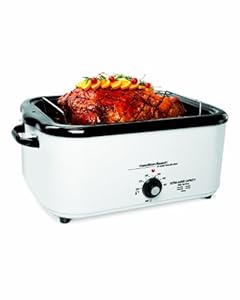 Amazon.com: Hamilton Beach 32182 18-Quart Roaster Oven with Buffet Pans