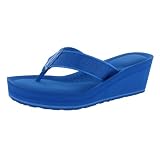 COACH Jaicee Signature Womens Wedge Thong Sandals