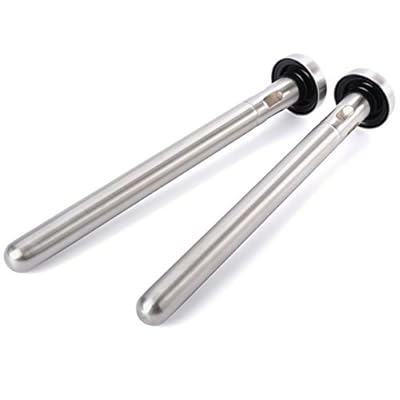 Xcellent Global Set of 2 Stainless Steel Beer Bottle Chiller Chill Sticks - Beer and Beverage Coolers for Birthday, Holiday, Fathers day, Retirement, Christmas party, BBQ HG091