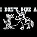 Men's T-Shirt : I Don't Give A Rat's Ass - Funny Censored Design