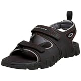 Oakley Men's Impact Crater Sandal,Black/Red,14 M US