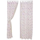 Bella Butterfly Tap-Top Curtain Set by Living Textiles