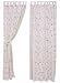 Bella Butterfly Tap-Top Curtain Set
