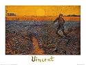 The Sower, c.1888 Styles Art Poster Print by Vincent van Gogh, 32x24