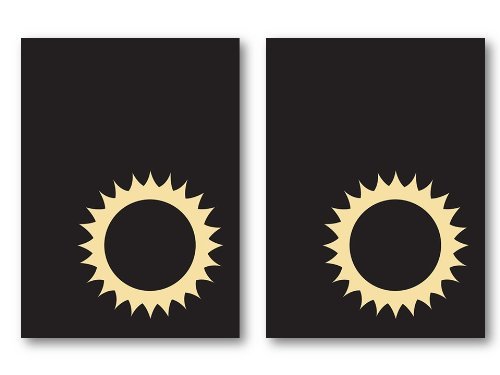 100 Iconic Sun White Deck Protectors Legion Supplies Art Printed Sleeves 2-Packs - Standard Magic the Gathering Size