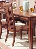 Mission Hills Side Chair In Deep Chestnut Brown Finish by Standard Furnitur ....