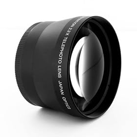 Digital King 2.2x 72mm Professional Super Telephoto Lens for Canon EOS 7D, 60D, EF 28-135mm f/3.5-5.6 IS, EF-S 18-200mm f/3.5-5.6 IS USM, 1v, XL2, XH A1, EF 35mm f/1.4L USM, EF-S 15-85mm f/3.5-5.6 IS