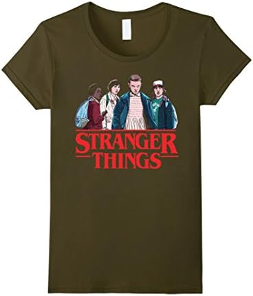 Women's Strang-er thing-s hot trend t shirt Small Olive